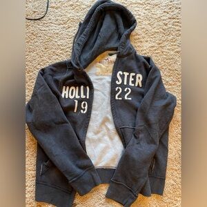 Hollister Full Zip Hoodie Sz M
